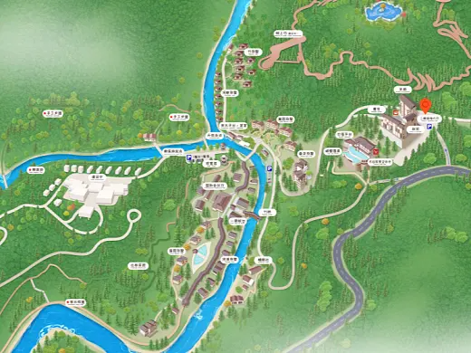 白鹭湖管理区结合景区手绘地图智慧导览和720全景技术，可以让景区更加“动”起来，为游客提供更加身临其境的导览体验。